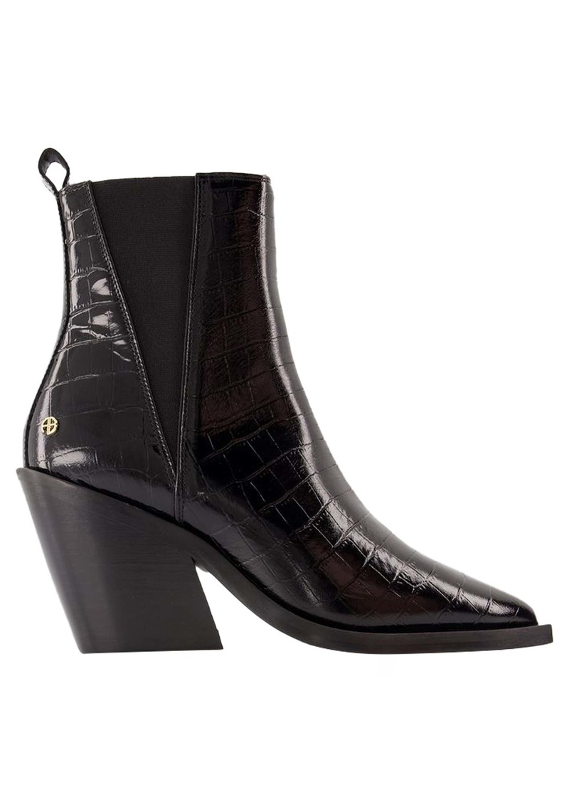 Bekah Boots - ANINE BING - Calfskin - Black