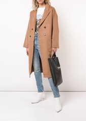 Anine Bing Dylan belted double-breasted coat