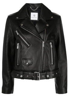 Anine Bing Benjamin leather biker jacket