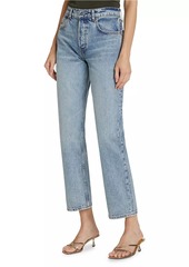 Anine Bing Benson Straight-Leg Jeans