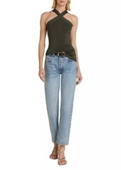 Anine Bing Benson Straight-Leg Jeans