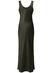 Anine Bing Camille Silk Charmeuse Long Dress