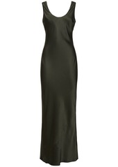 Anine Bing Camille Silk Charmeuse Long Dress