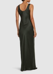 Anine Bing Camille Silk Charmeuse Long Dress