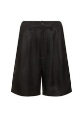 Anine Bing Carrie Linen Blend Shorts