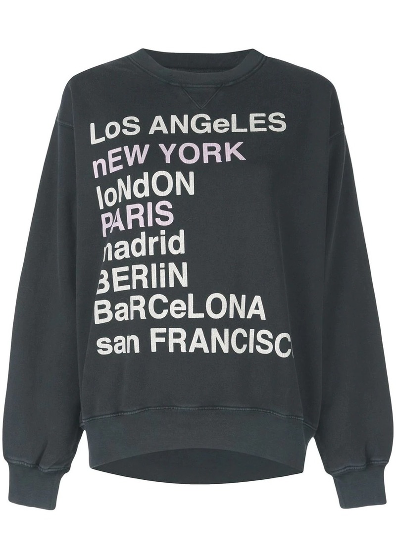 Anine Bing city love sweatshirt | Sweaters