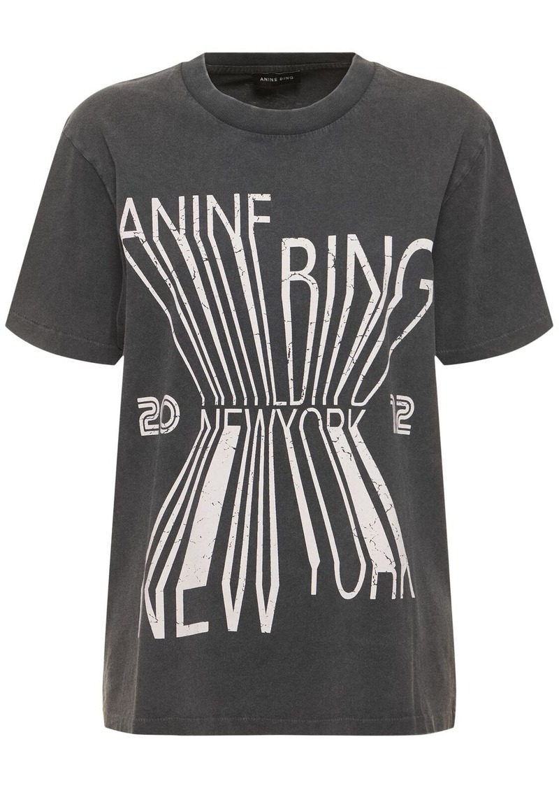 Anine Bing Colby Bing New York Cotton T-shirt