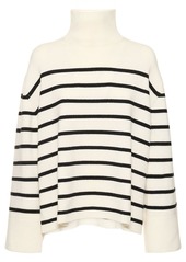 Anine Bing Courtney Striped Wool Cashmere Sweater