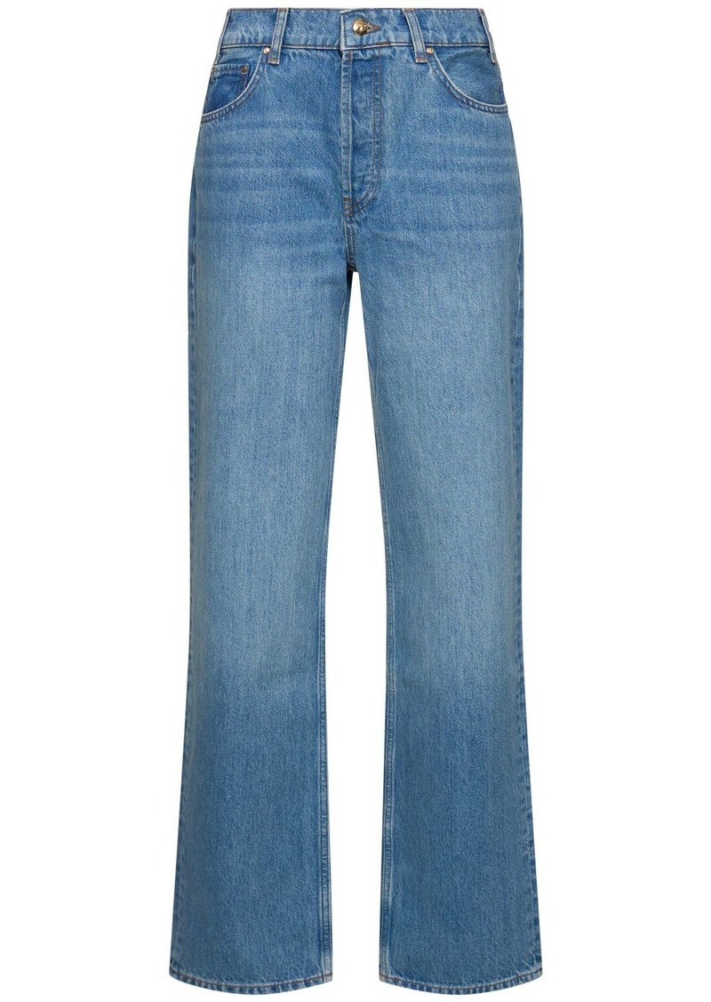 Anine Bing Gavin High Rise Straight Jeans