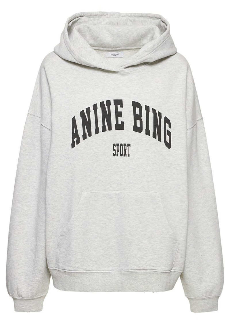 Anine Bing Harvey Logo Jersey Sweatshirt