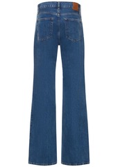 Anine Bing Hugh Cotton Denim Straight Jeans