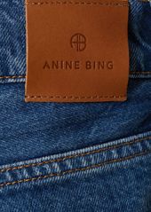 Anine Bing Hugh Cotton Denim Straight Jeans