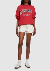 Anine Bing Jaci Logo Cotton Sweatshirt