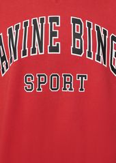 Anine Bing Jaci Logo Cotton Sweatshirt