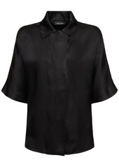 Anine Bing Julia Silk Blend Shirt