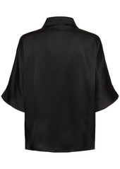 Anine Bing Julia Silk Blend Shirt