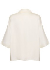 Anine Bing Julia Silk Blend Shirt