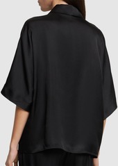 Anine Bing Julia Silk Blend Shirt