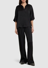 Anine Bing Julia Silk Blend Shirt