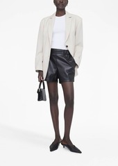 Anine Bing Koa faux leather shorts
