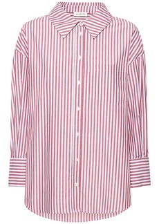 Anine Bing Mika Striped Cotton Poplin Shirt
