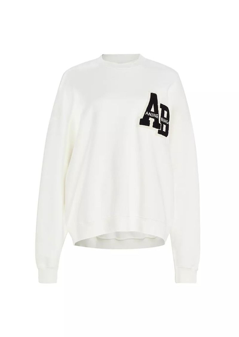 Anine Bing Miles Cotton Sweatshirt