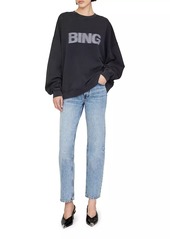 Anine Bing Miles Logo Sweatshirt