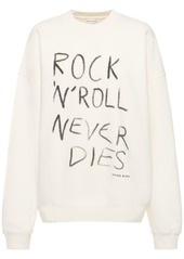 Anine Bing Miles Rock N Roll Cotton Sweatshirt