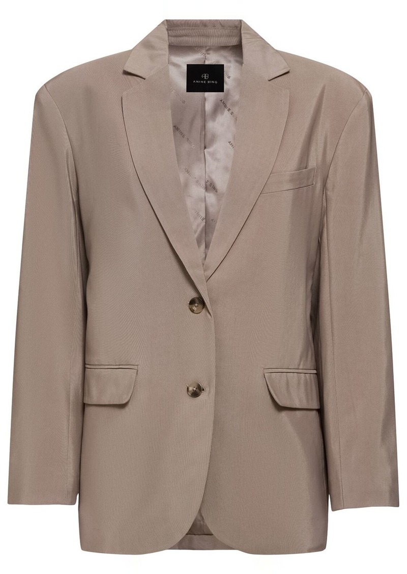 Anine Bing Quinn Viscose Blazer