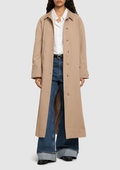 Anine Bing Randy Cotton Blend Maxi Trench