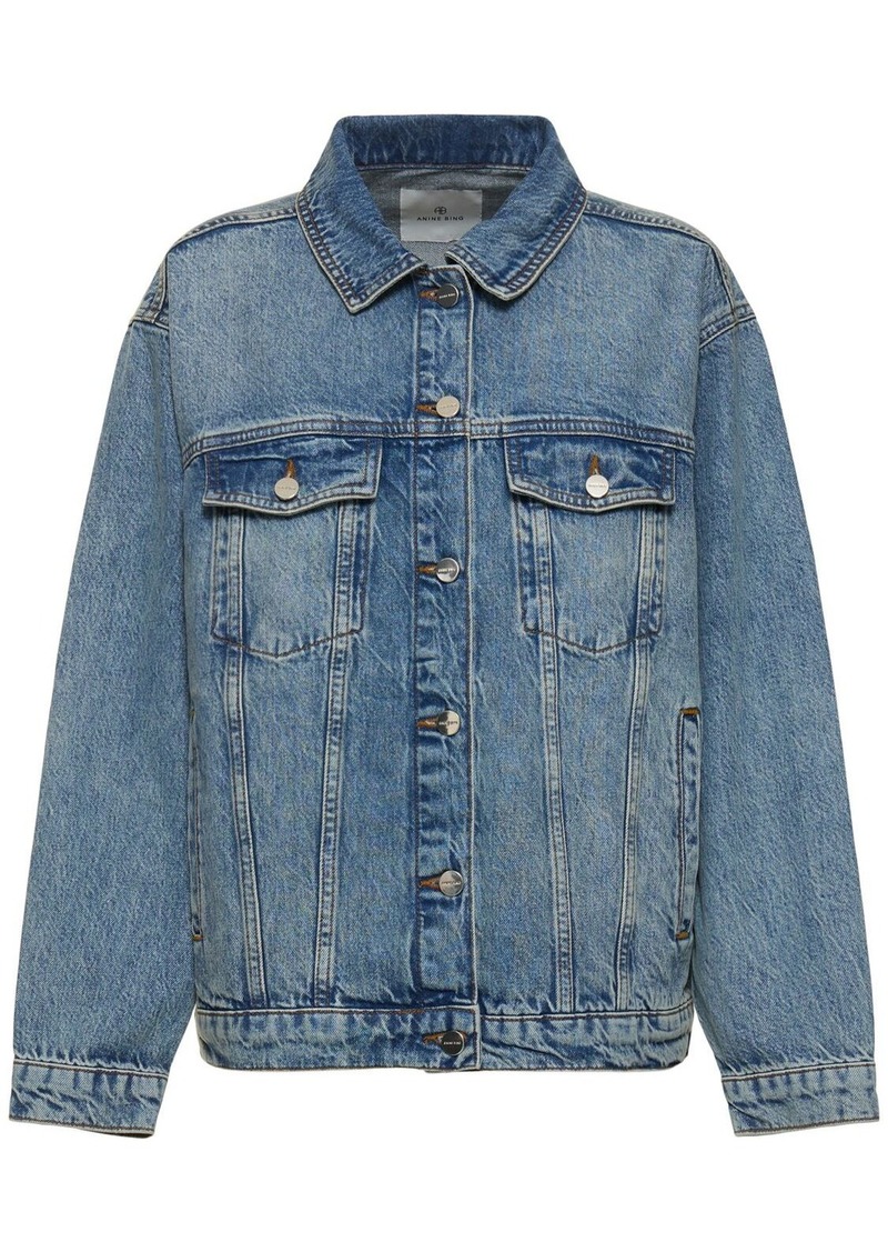 Anine Bing Rory Cotton Denim Jacket