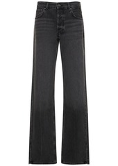 Anine Bing Roy Cotton Denim Straight Jeans