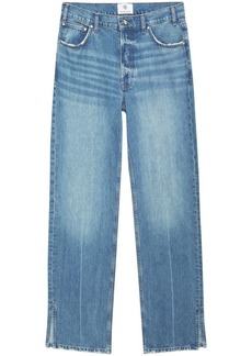 Anine Bing Roy mid-rise straight jeans