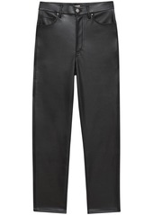 Anine Bing Sonya faux leather trousers