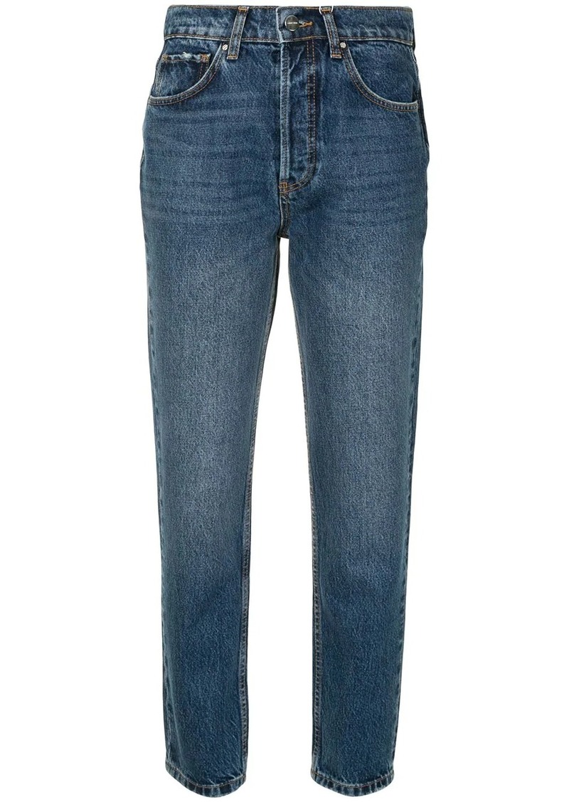 Anine Bing Sonya high-rise straight jeans