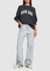 Anine Bing Tyler Cotton Logo Sweatshirt