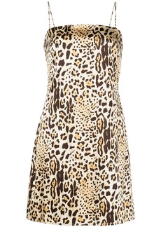 Anine Bing Valentine cheetah-print dress