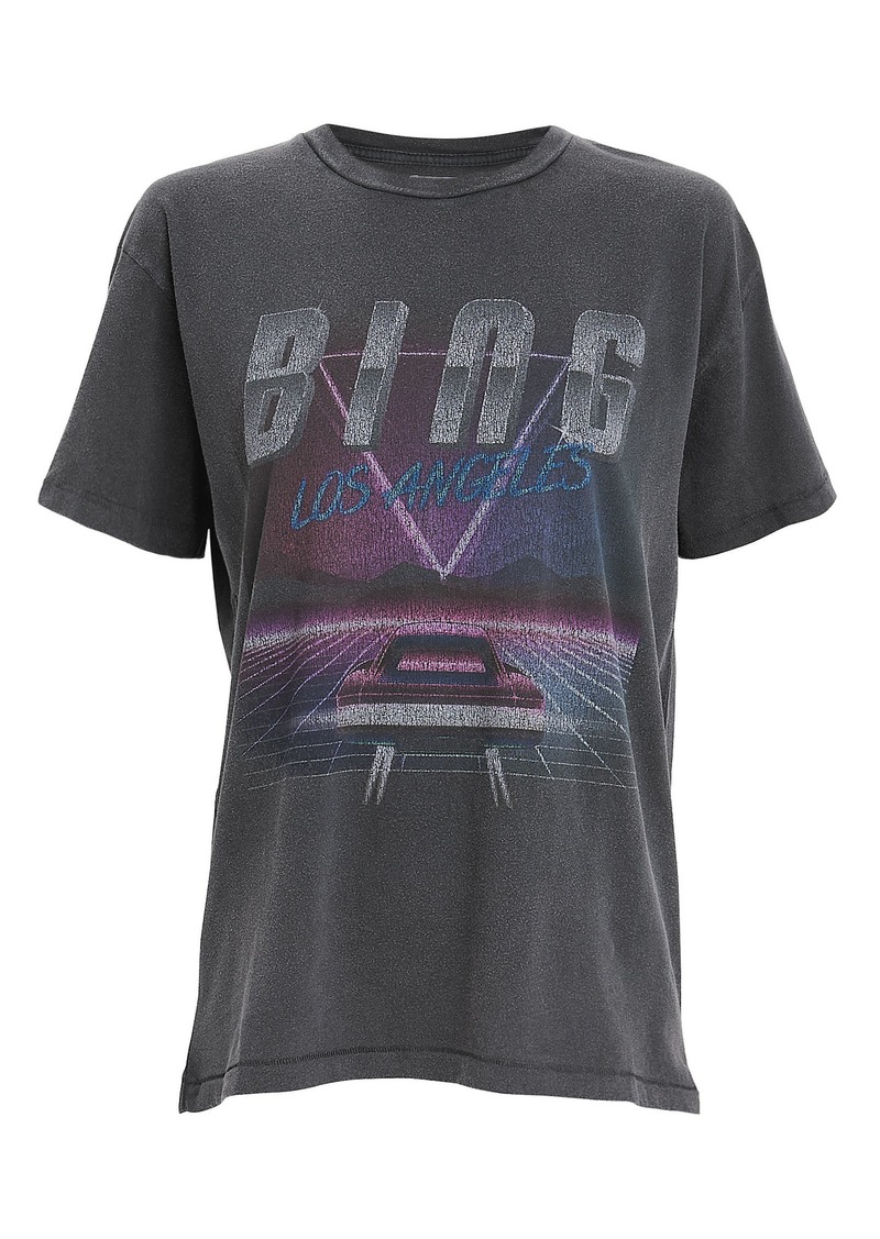 Anine Bing Viper Black T-Shirt