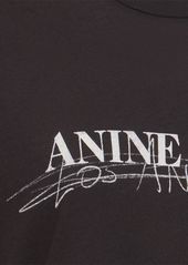 Anine Bing Walker Doodle Cotton T-shirt
