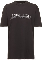 Anine Bing Walker Doodle Cotton T-shirt