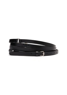 Ann Demeulemeester 1.5cm Kepa Triple Wrap Belt