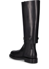 Ann Demeulemeester 35mm Ted Leather Riding Boots