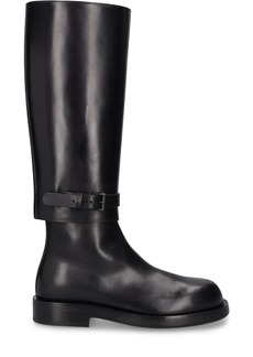 Ann Demeulemeester 35mm Ted Leather Riding Boots