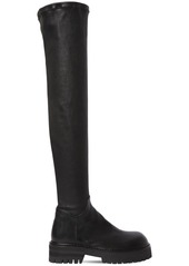 Ann Demeulemeester 40mm Stretch Leather Over The Knee Boots