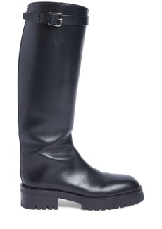 Ann Demeulemeester 50mm Nes Leather Tall Boots