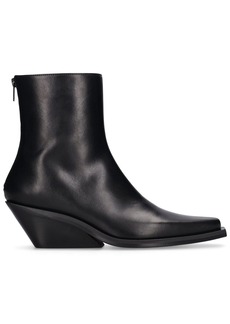 Ann Demeulemeester 55mm Rumi Leather Cowboy Ankle Boots