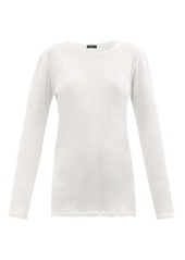 Ann Demeulemeester - Double-layer Cotton-jersey Long-sleeve T-shirt - Womens - White