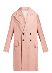 Ann Demeulemeester Alexa rose-jacquard oversized cotton-blend coat