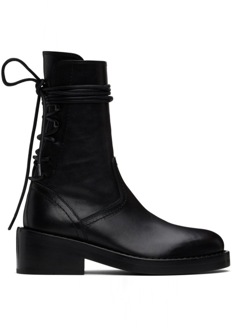 Ann Demeulemeester Black Henrica Boots