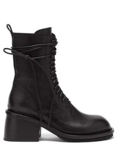 Ann Demeulemeester Block-heel leather boots